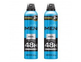 Kit 2 Desodorante Aerosol Men Cool Soffie - 300ml | New Old Man