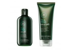 Kit Tea Tree Shampoo Special e Gel de Esfoliação Tea Tree Hair and Scalp Paul Mitchell