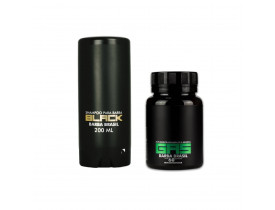 Kit Suplemento Vitamínico Gas e Shampoo Para Barba Black - Barba Brasil