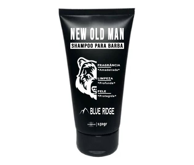 Kit Shampoo, Balm, Óleo Para Barba, Elixir e Sabonete Íntimo Masculino New Old Man Com Necessaire